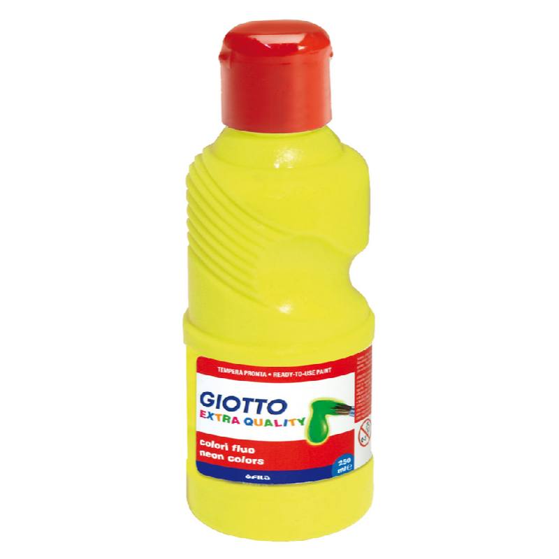 TEMPERA FLUO GIOTTO ML. 250 GIALLO Immagine principale del prodotto