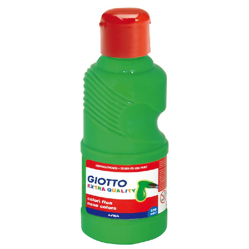 TEMPERA FLUO GIOTTO ML. 250 VERDE Immagine principale del prodotto