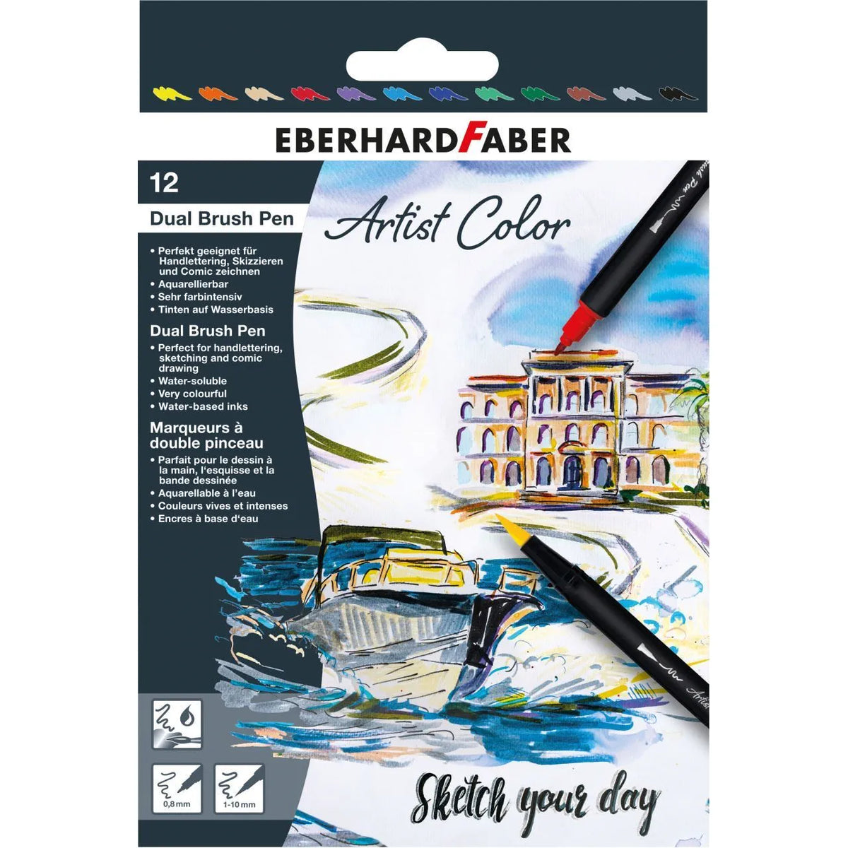 PENNARELLI EBERHARDFABER BRUSH DUO / 12