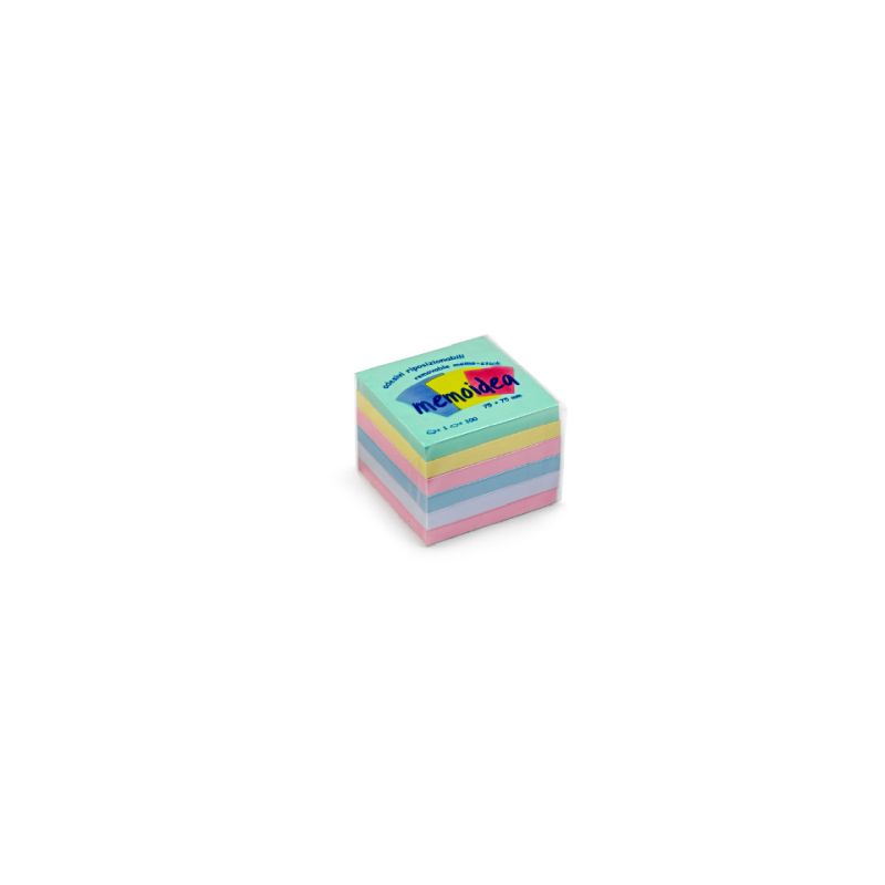 BLOCCHETTO ADESIVO FG.400 MM.76X76 4 COL. ASS. Immagine principale del prodotto