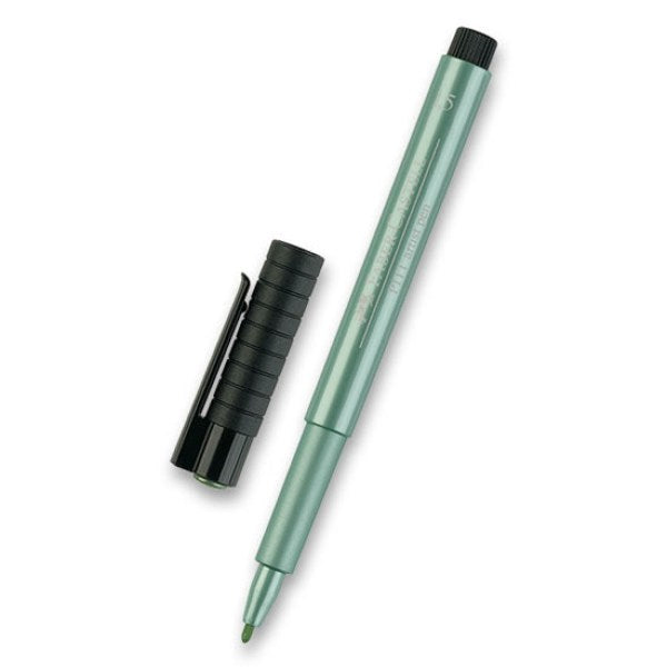 PENNA PITT ARTIST METALLIC FABER CASTELL 1.5MM VERDE