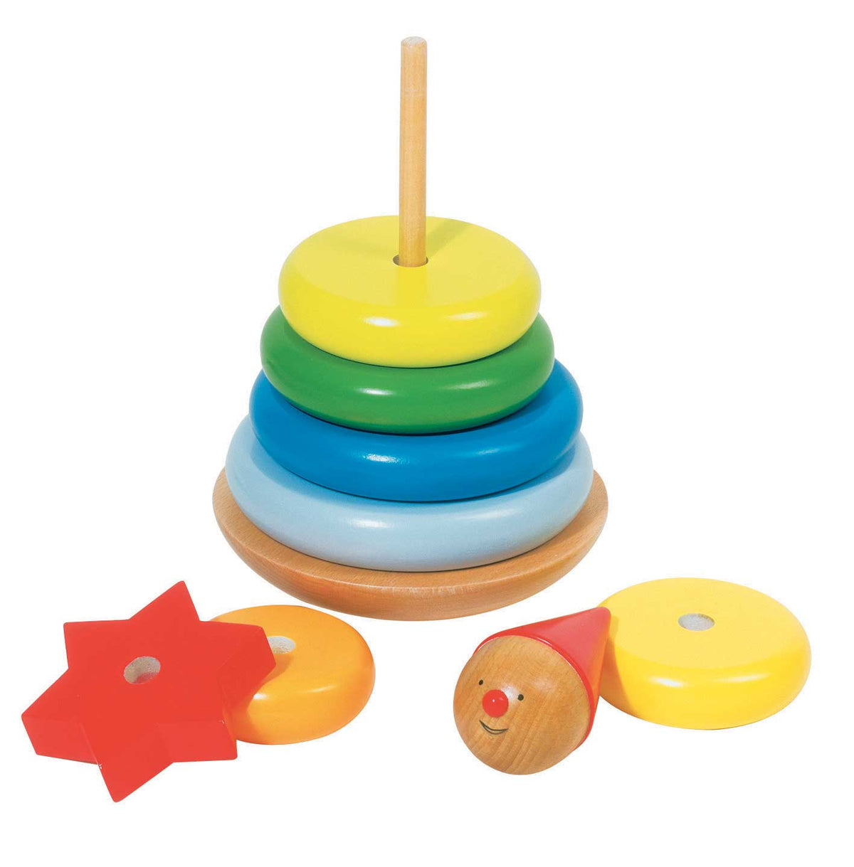 OMINO IMPILABILE IN LEGNO (9 PZ.)