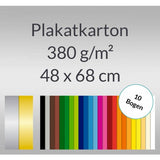 CARTONE SPESSO 48X68 GR. 380 ORO