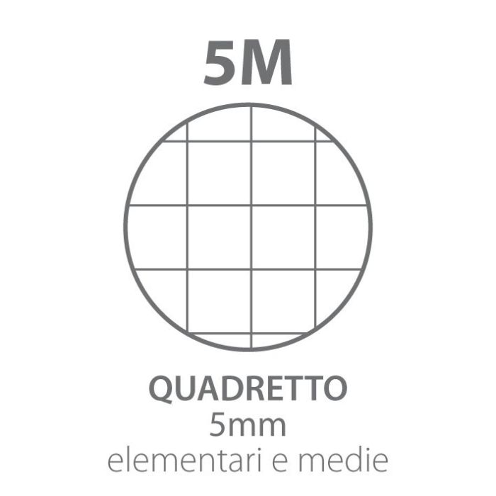 QUADERNO C/SPIRALE A4 ECOQUA QUADRETT. 0.5MM LIME