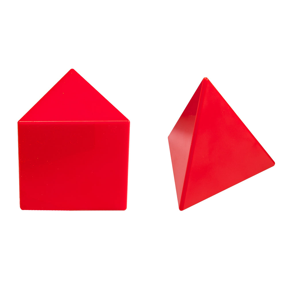 SOLIDI GEOMETRICI IN PLASTICA COLORATA