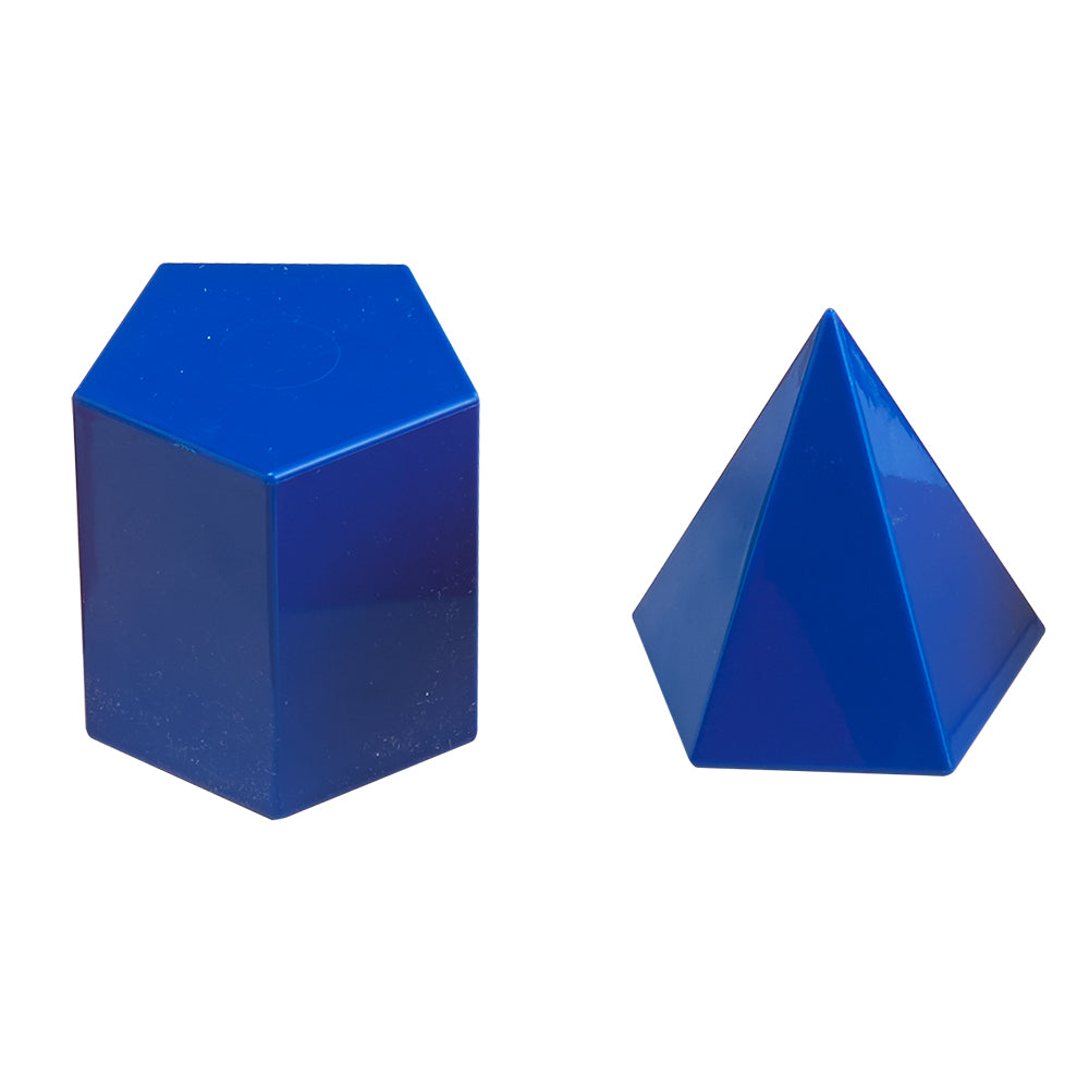 SOLIDI GEOMETRICI IN PLASTICA COLORATA