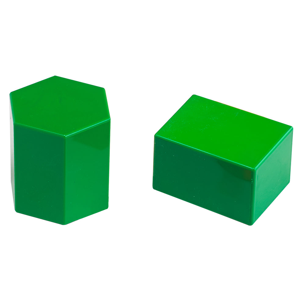SOLIDI GEOMETRICI IN PLASTICA COLORATA