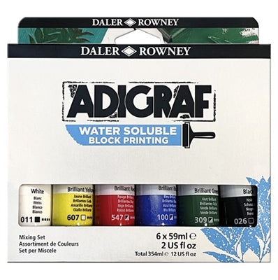 ADIGRAF INCHIOSTRO SET 6 TUBETTI 59 ML