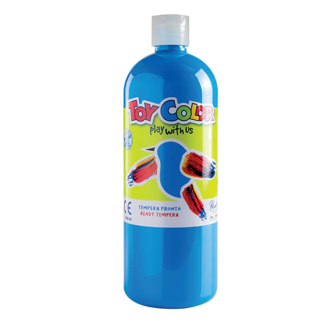 TEMPERA TOY COLOR ML.1000 CYAN
