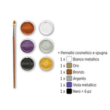 GIOTTO MAKE UP SET 6 OMBRETTI COL. METALLICI