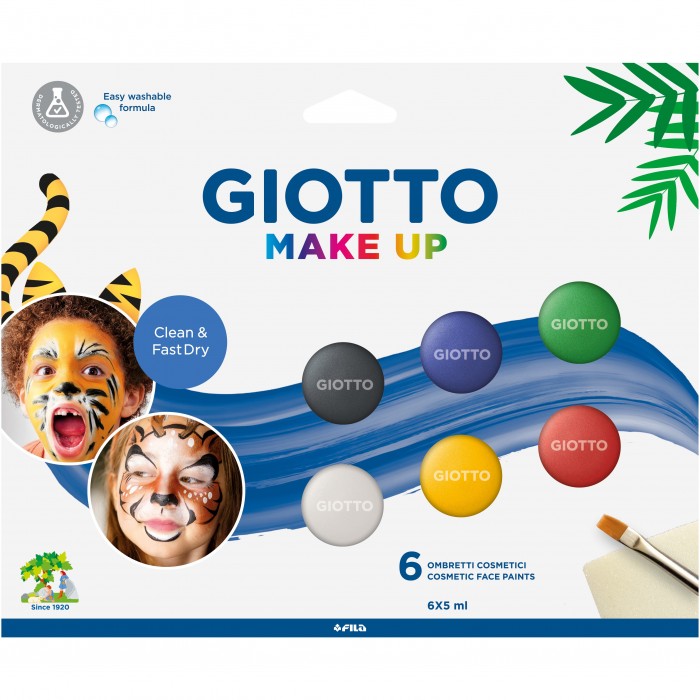 GIOTTO MAKE UP SET 6 OMBRETTI COL. CLASSICI