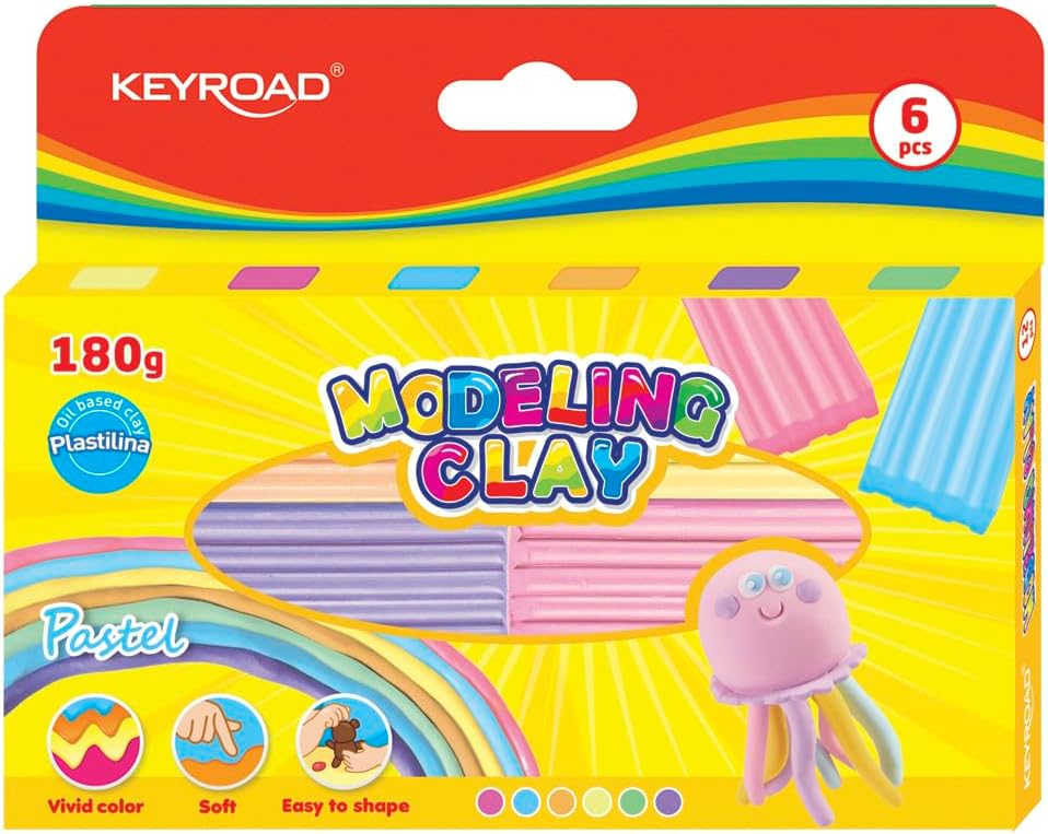 PASTA DA MODELLARE 6 STICK (TOT. GR.180) COLORI PA