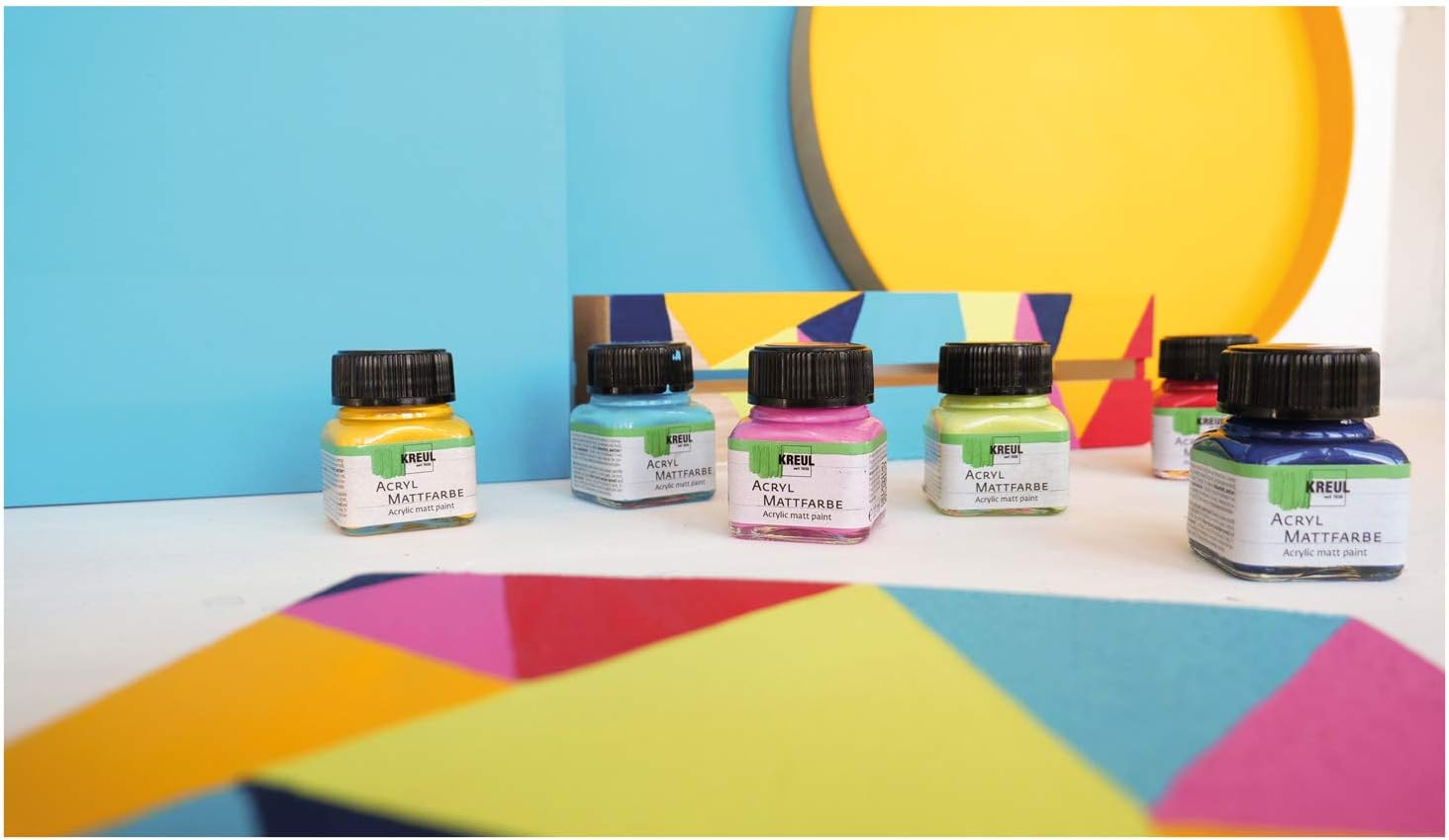 KREUL - VERNICE ACRILICA OPACA 20 ML -   SET 6 LIV