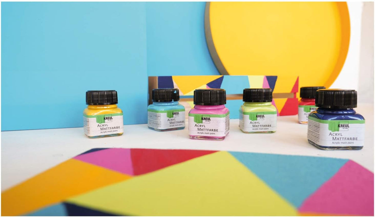 KREUL - VERNICE ACRILICA OPACA 20 ML -   SET 6 LIV