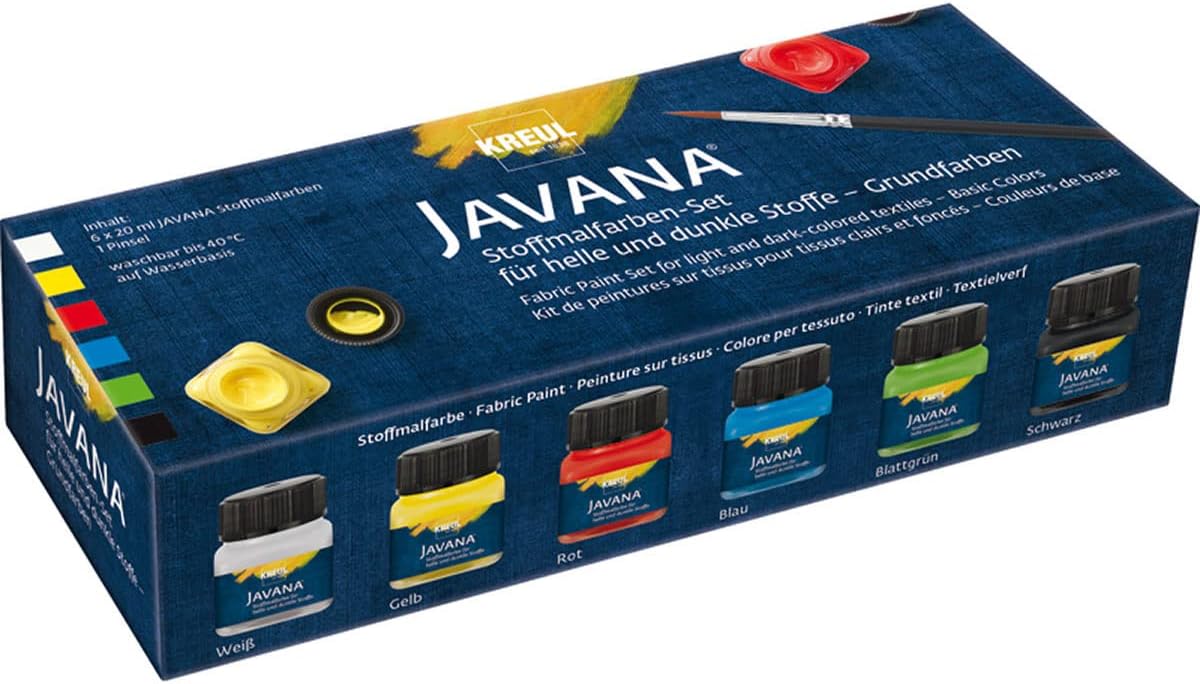KREUL - JAVANA VERNICE TESSUTI CHIARI E  SCURI 20