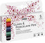 KREUL - GLASS & PORCELAIN PEN - SET 5    CLASSIC