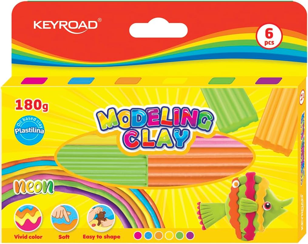 PASTA DA MODELLARE 6 STICK (TOT. GR.180) COLORI FL