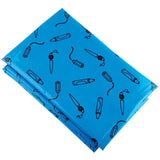 TOVAGLIA IN PLASTICA CM. 150X150 BLU ATTIVITA'