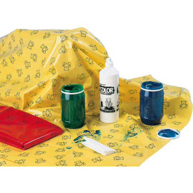 TOVAGLIA IN PLASTICA CM. 150X150 GIALLA ORSETTI Immagine secondaria del prodotto