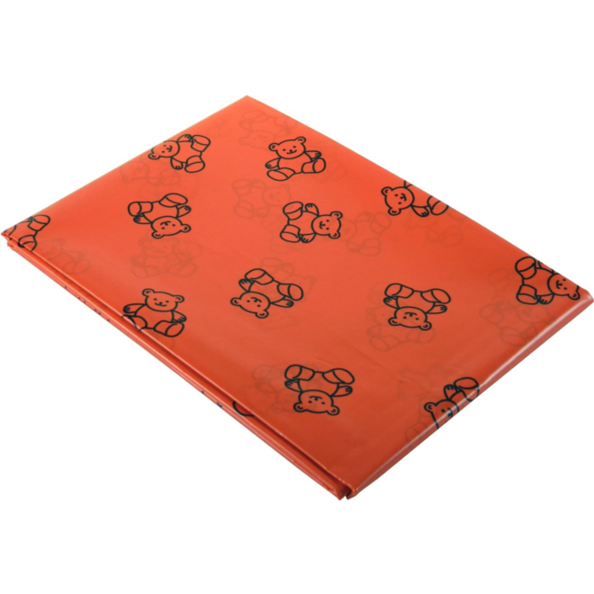 TOVAGLIA IN PLASTICA CM. 150X150 ROSSO ORSETTI Immagine principale del prodotto