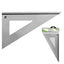 SQUADRA ALLUMINIO CM. 25/60°