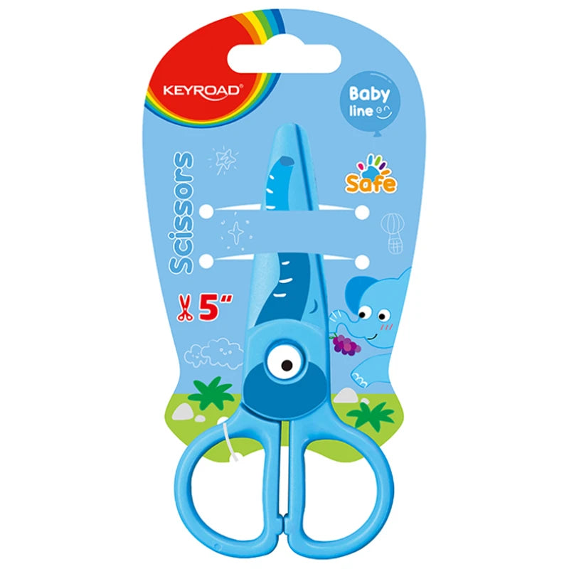 FORBICI SICUREZZA PER BAMBINI CM. 12,5 STAMPA ANIM
