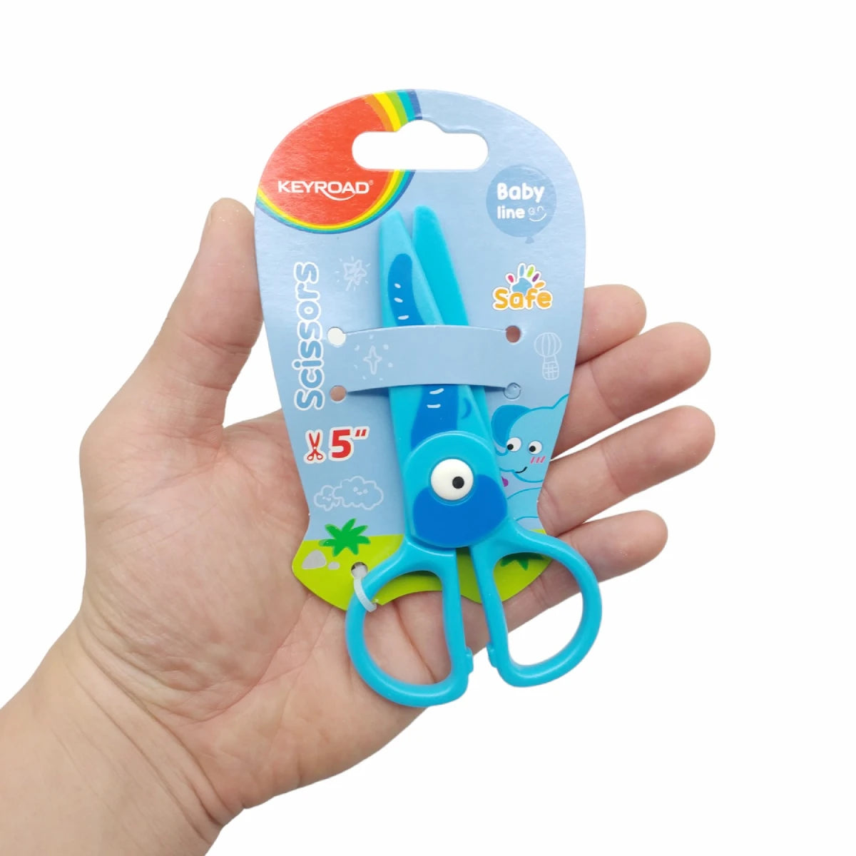 FORBICI SICUREZZA PER BAMBINI CM. 12,5 STAMPA ANIM