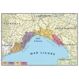 CARTE GEOGRAFICA DOPPIA 100X140 LIGURIA