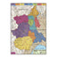 CARTE GEOGRAFICA DOPPIA 100X140 PIEMONTE E VALLE D'AOSTA