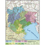 CARTE GEOGRAFICA DOPPIA 100X140 TRIVENETO