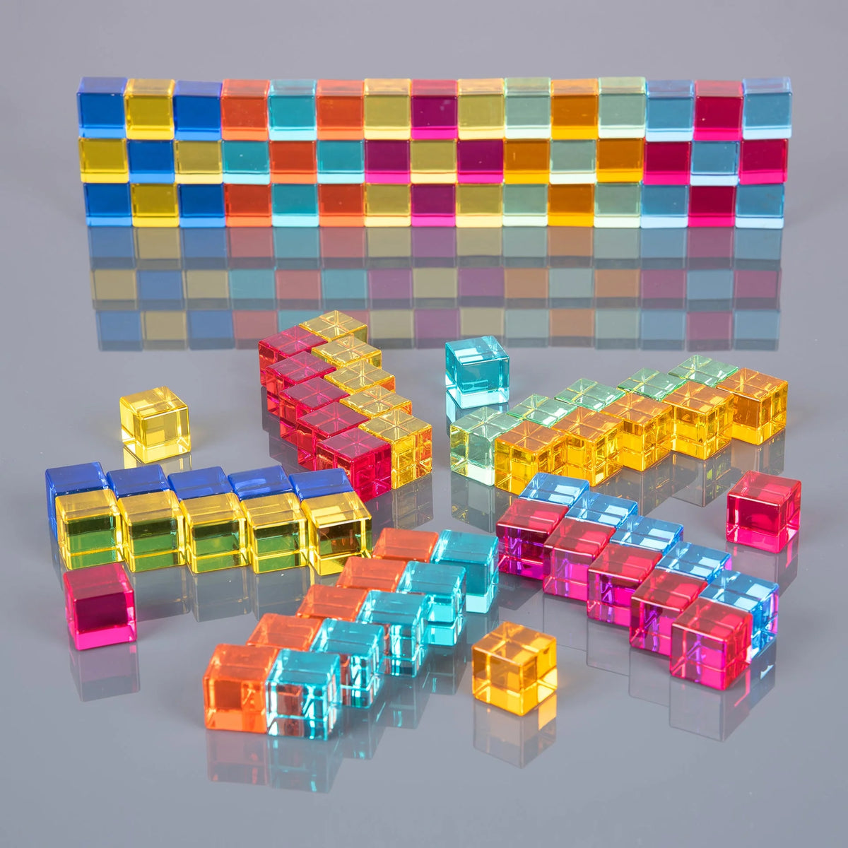 CUBI TRASPARENTI CON CON SPECCHIO