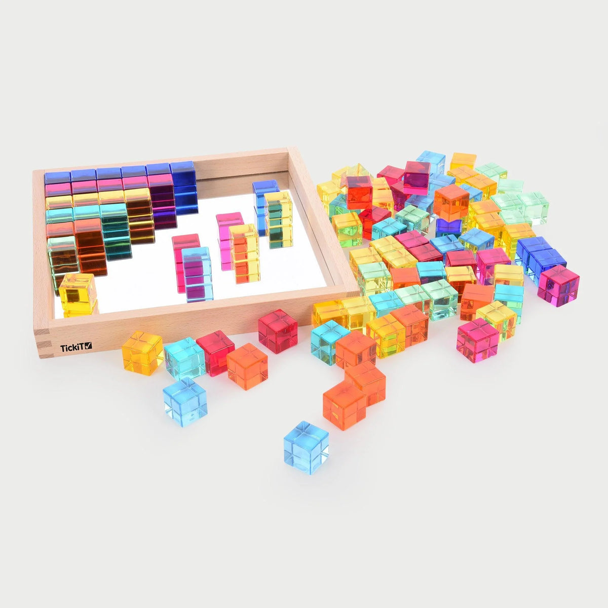 CUBI TRASPARENTI CON CON SPECCHIO