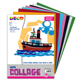 CARTA VELLUTATA ADESIVA - ALBUM 7 FOGLI CM. 24X34