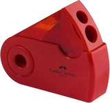TEMPERAMATITE DUE FORI FABER CASTELL SLEEVE COL.ROSSO