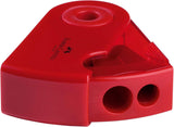 TEMPERAMATITE DUE FORI FABER CASTELL SLEEVE COL.ROSSO