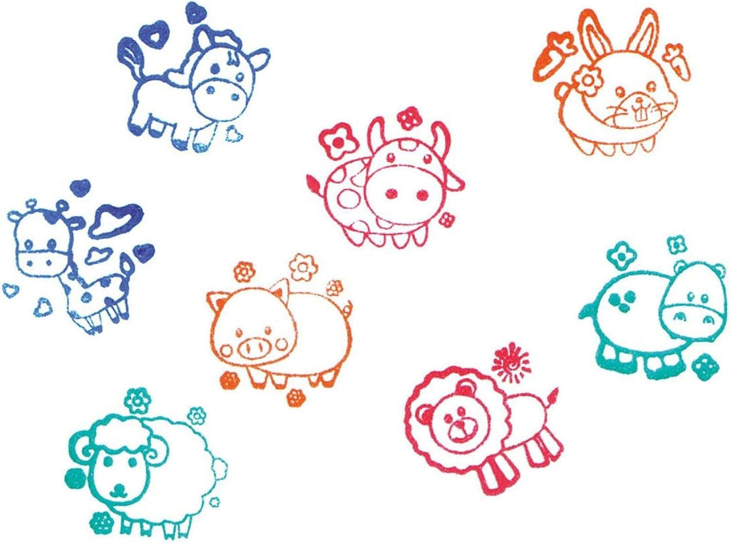 TIMBRI AUTOINCHIOSTRANTI IN PLASTICA - SET 10 PZ.