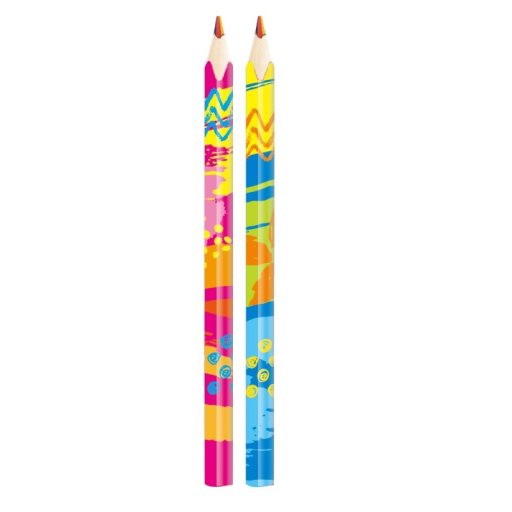 "MATITA MULTICOLOR ""RAINBOW"" - 2 PEZZI IN BLISTER