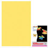 CARTONCINO  FLUORESCENTE CM. 50X70 - GIALLO - CONF