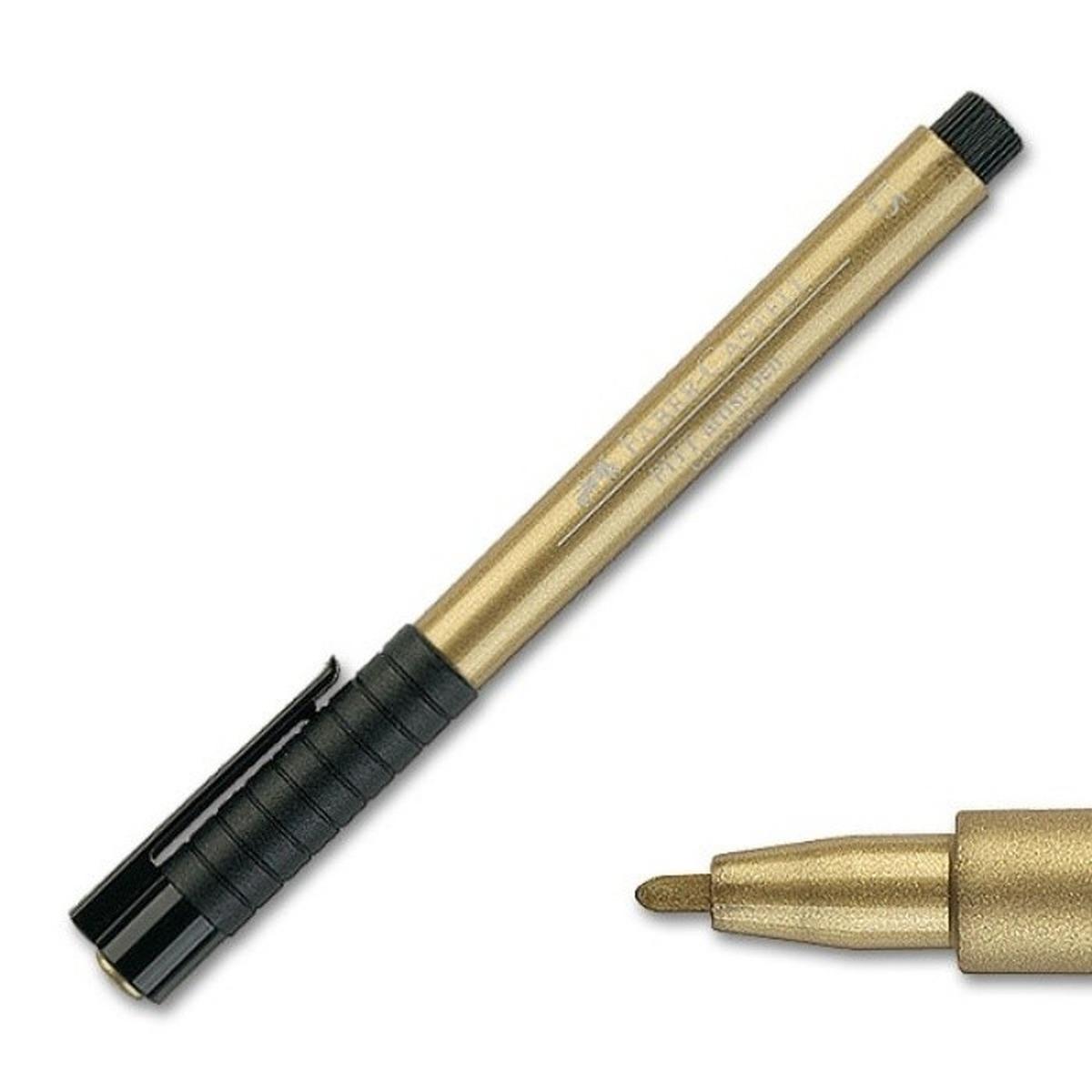 PENNA PITT ARTIST METALLIC FABER CASTELL 1.5MM ORO