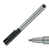 PENNA PITT ARTIST METALLIC FABER CASTELL 1.5MM ARGENTO