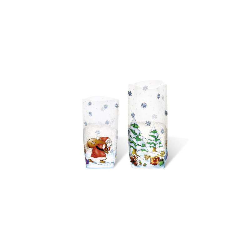 SACCHETTI REGALO NATALE 14,5X23,5CM PZ.10 Immagine principale del prodotto
