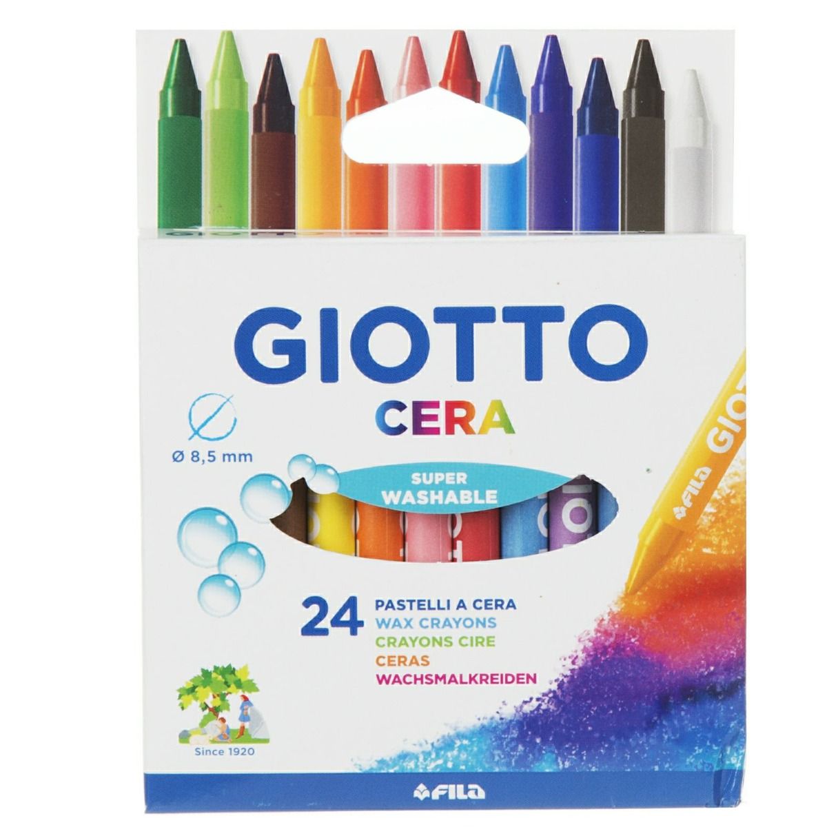 PASTELLI CERA GIOTTO 24 COLORI Immagine secondaria del prodotto