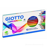 MATITE GIOTTO SUPERMINA 12 COLORI
