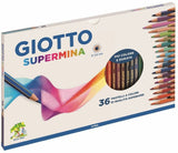 MATITE GIOTTO SUPERMINA 36 COLORI