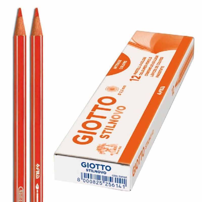 MATITE GIOTTO STILNOVO MONOCOLORE ROSSO PZ. 12
