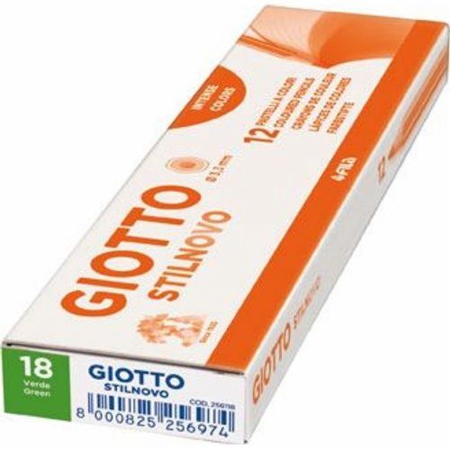 MATITE GIOTTO STILNOVO MONOCOLORE VERDE PZ. 12