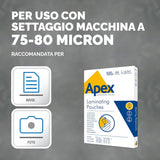 POUCHES A4 80 MICRON FG.100