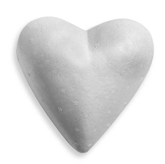 CUORE IN POLISTIROLO CM. 15 - CONF.7 PZ.
