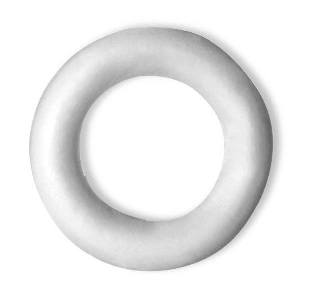 CORONA IN POLISTIROLO DIAM. CM. 25 - CONF.5 PZ. Immagine principale del prodotto
