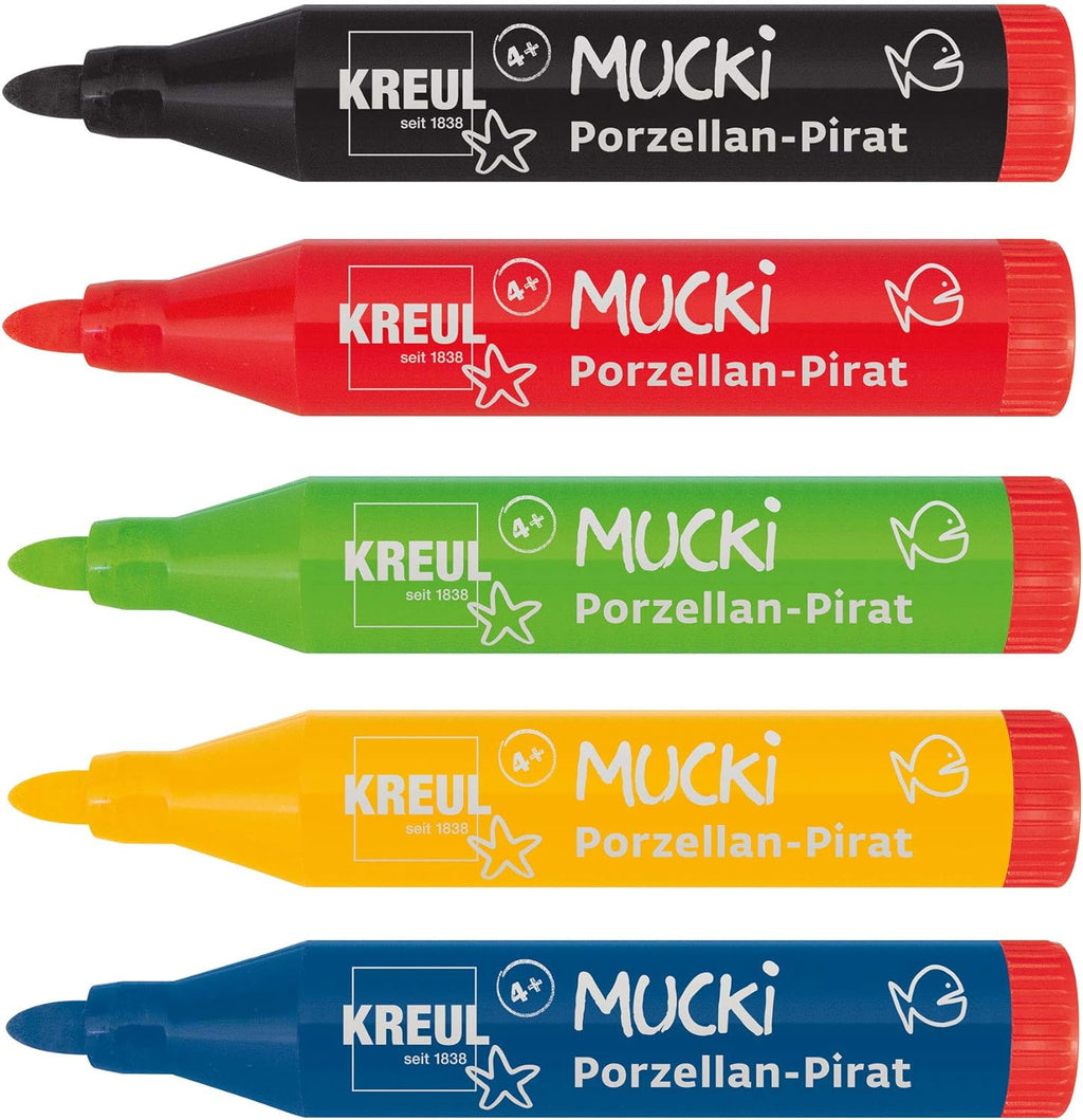 MUCKI - PENNA PER PORCELLANA PORCELAIN   PIRATE SE